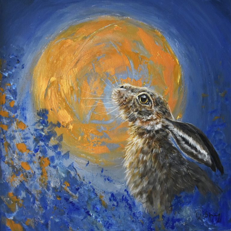 Blue gold hare 768x768