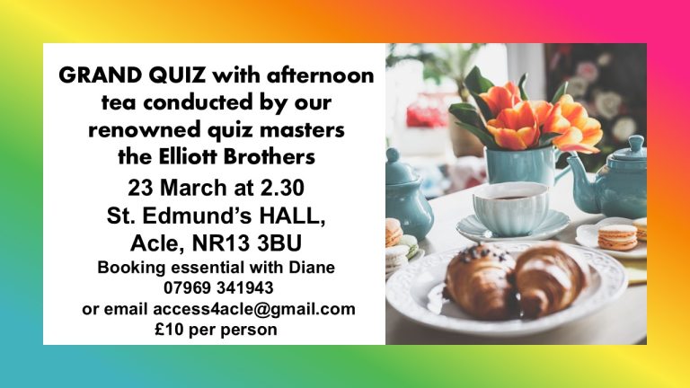 GRAND QUIZ with afternoon tea Conducted by the 768x432