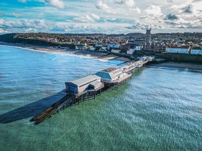 cromer pier drone 1132 768x576