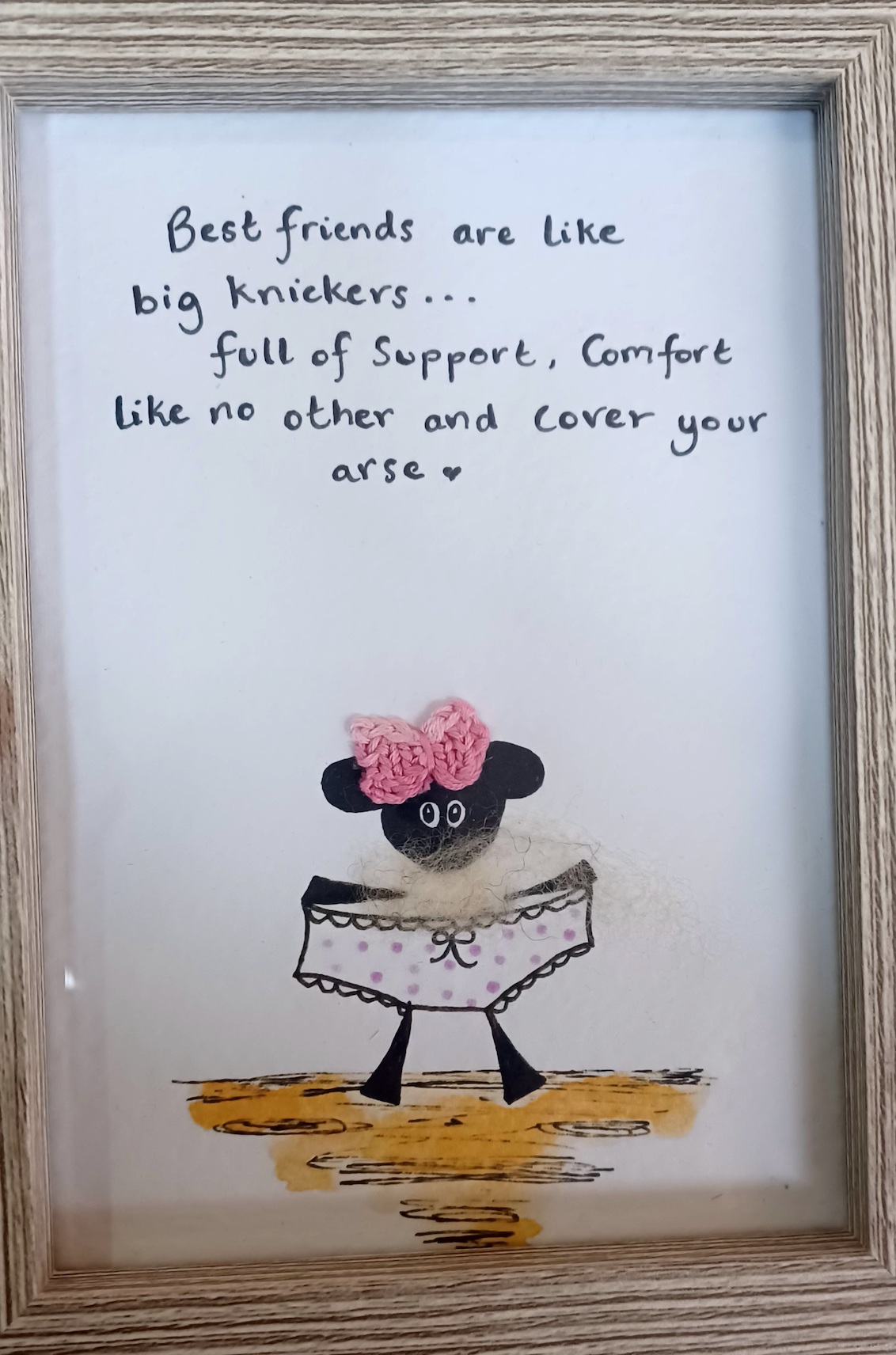 Best friends are like big knickers