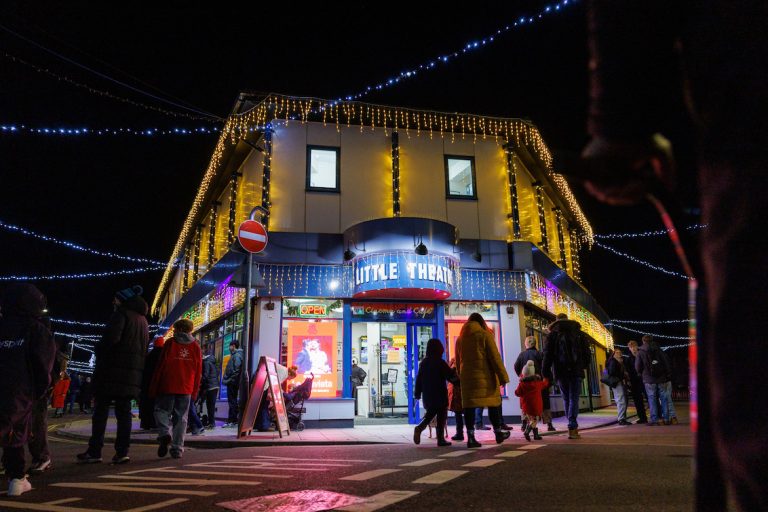 Sheringham Little Theatre with Lights 768x512
