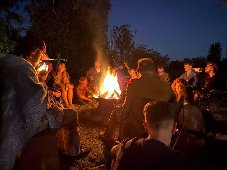 Firepit after dark Photo Credit Miranda Ellis Marchant 768x576